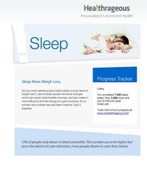 sleep email healthcare
